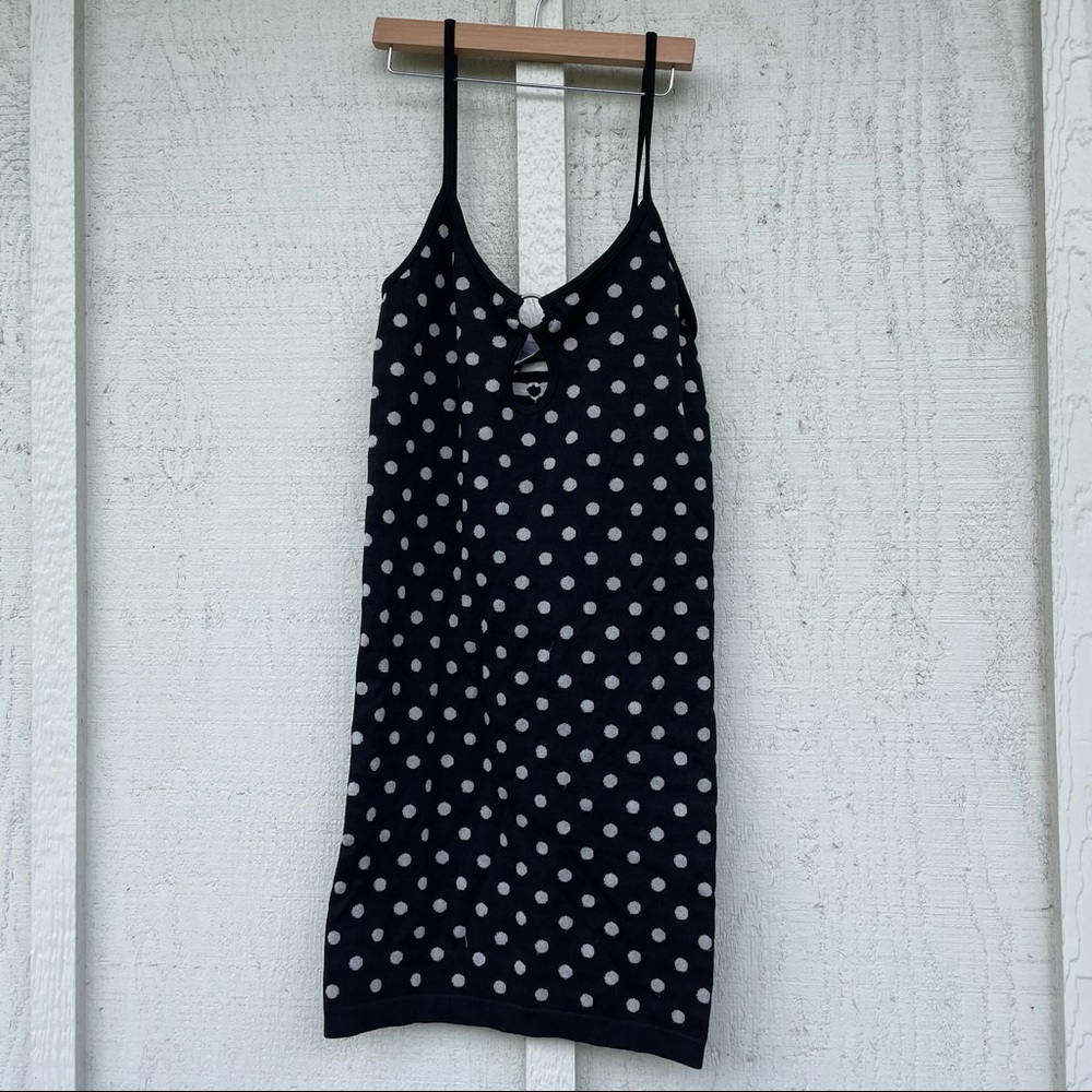 NWT zara mini bodycon polka dot dress